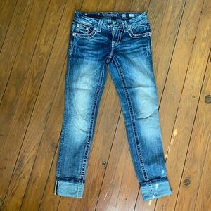 Miss Me skinny jeans sz 25